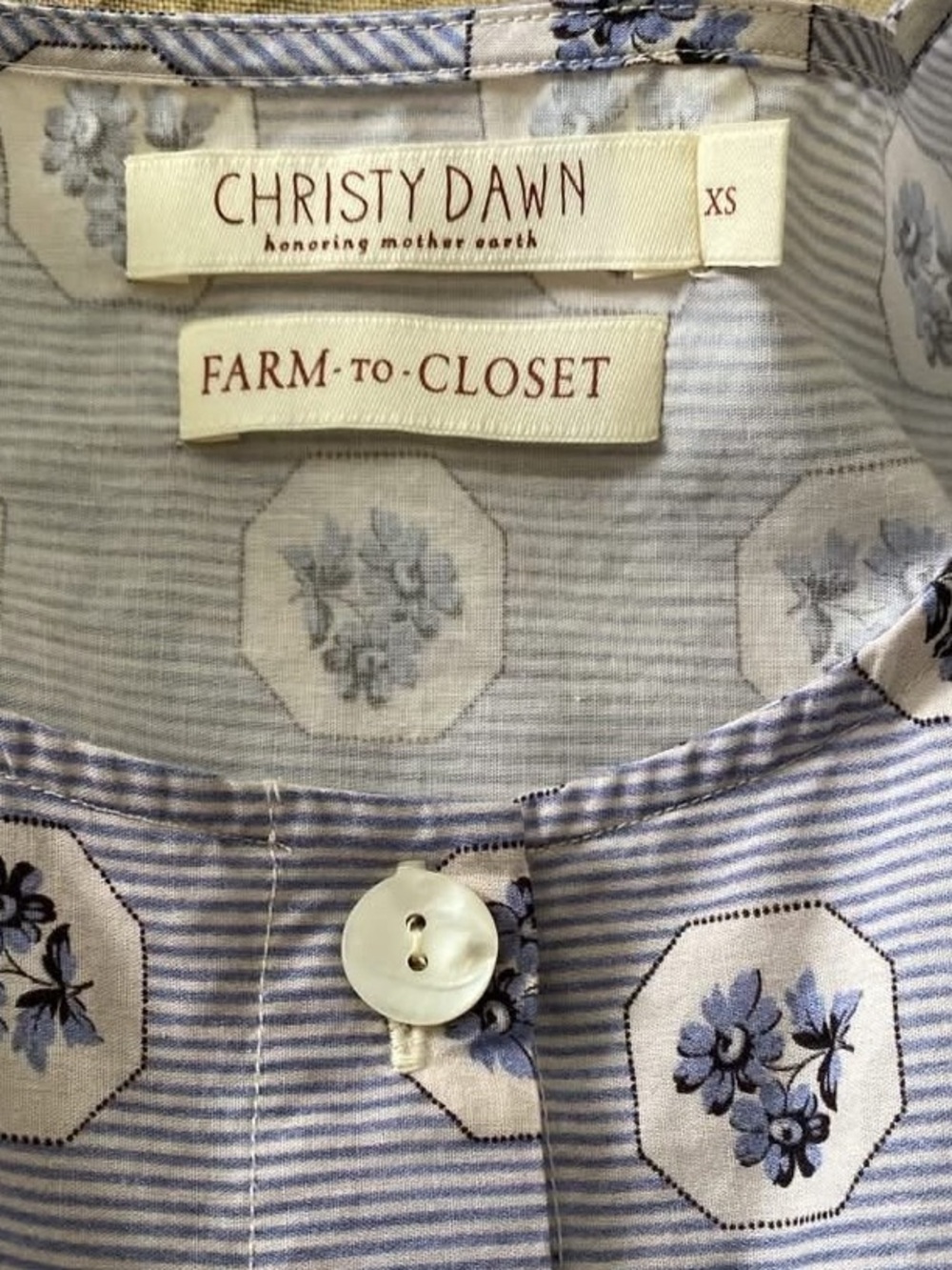 Christy Dawn Gracie in Cameo Bouquet, Size XS - Picture 4 of 6